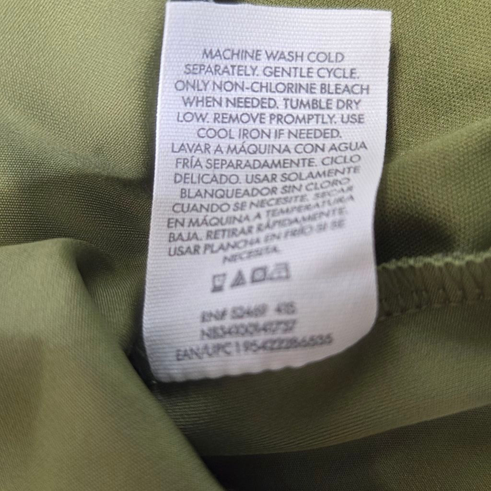 Women's No Boundaries Olive Green Square Neck Tank Top L - Picture 8 of 10